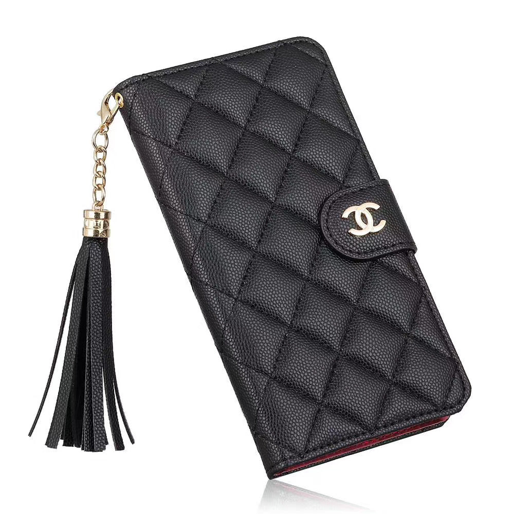 Elegant Quilted Wallet & Card Holder iPhone Case