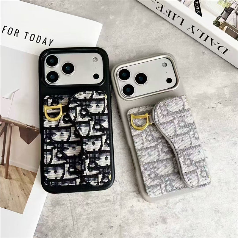 Leather Phone Case With Card Holder For iPhone 17/ 16 / 15/ 14
