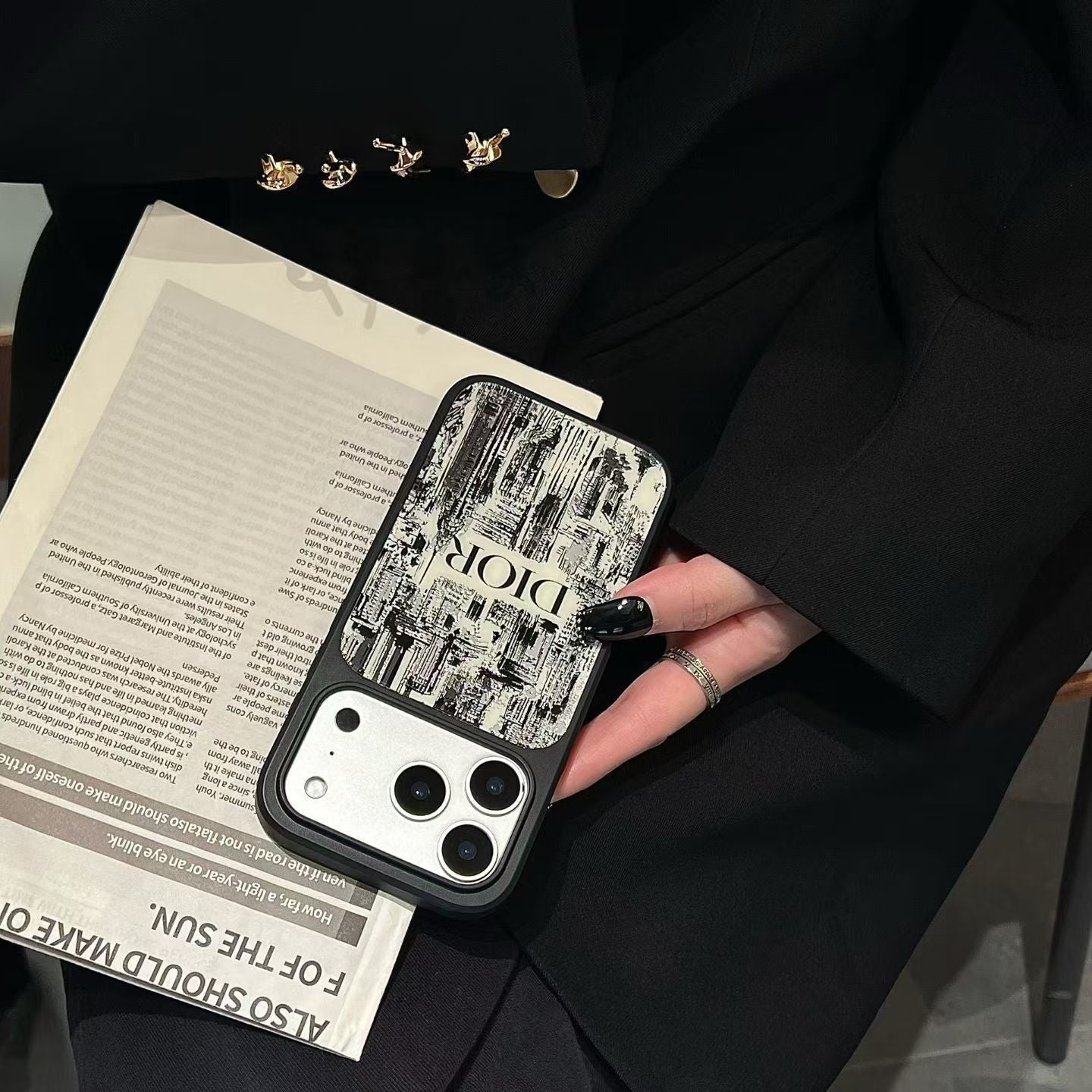Luxury Pattern MagSafe Wireless Charging Case