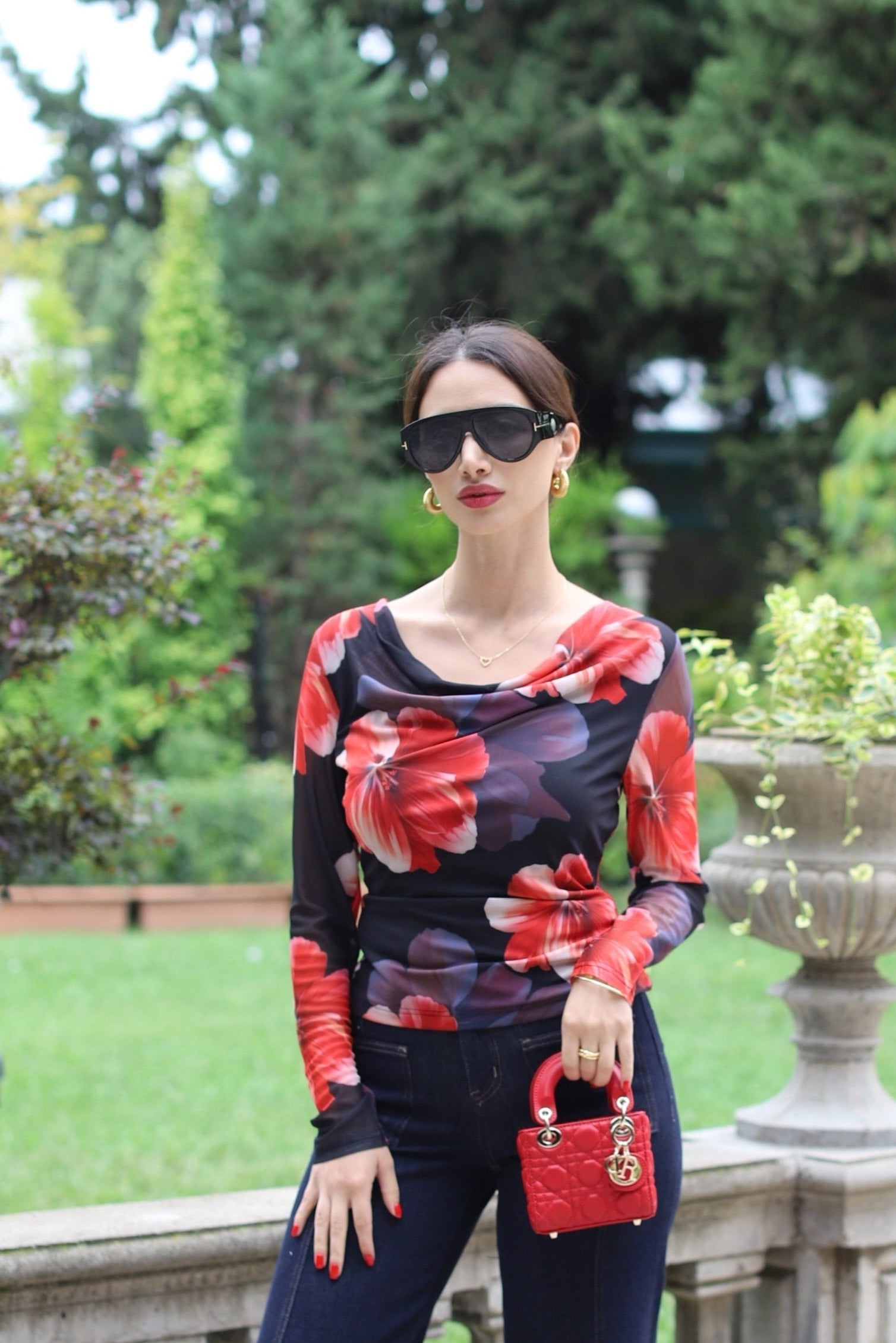 Luxuii Fall Cowl Neck Slim Fit Going Out Y2k Shirts Date Night Outfits