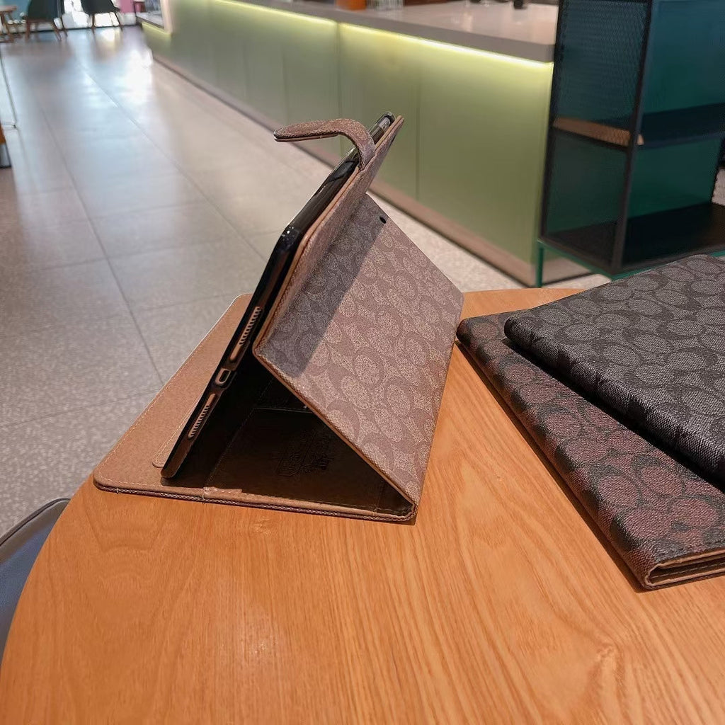 Luxury Inspired Monogram iPad Folio Case