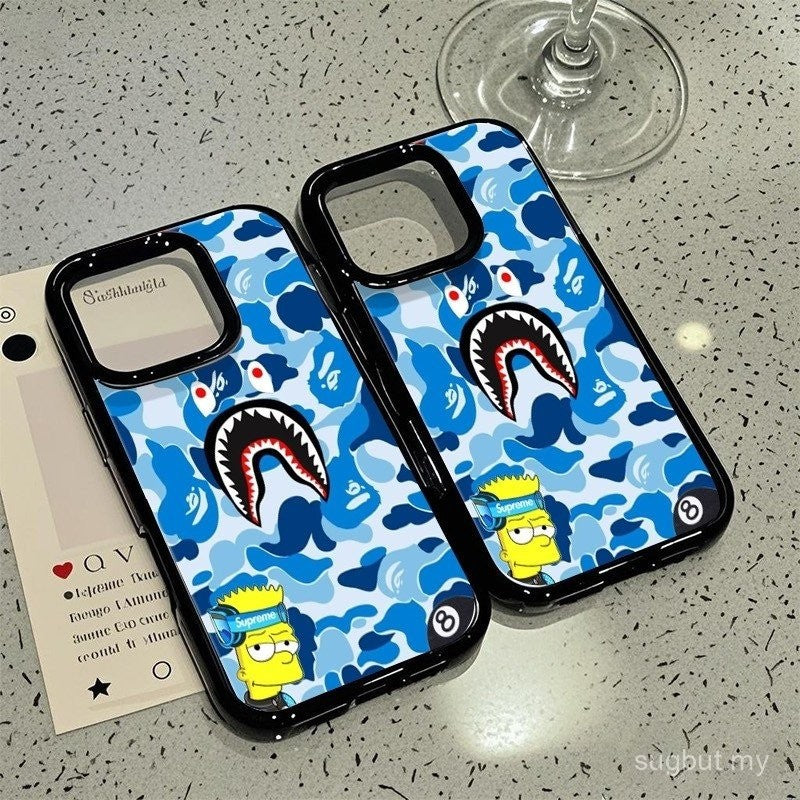 Screaming Shark Shockproof iPhone Case