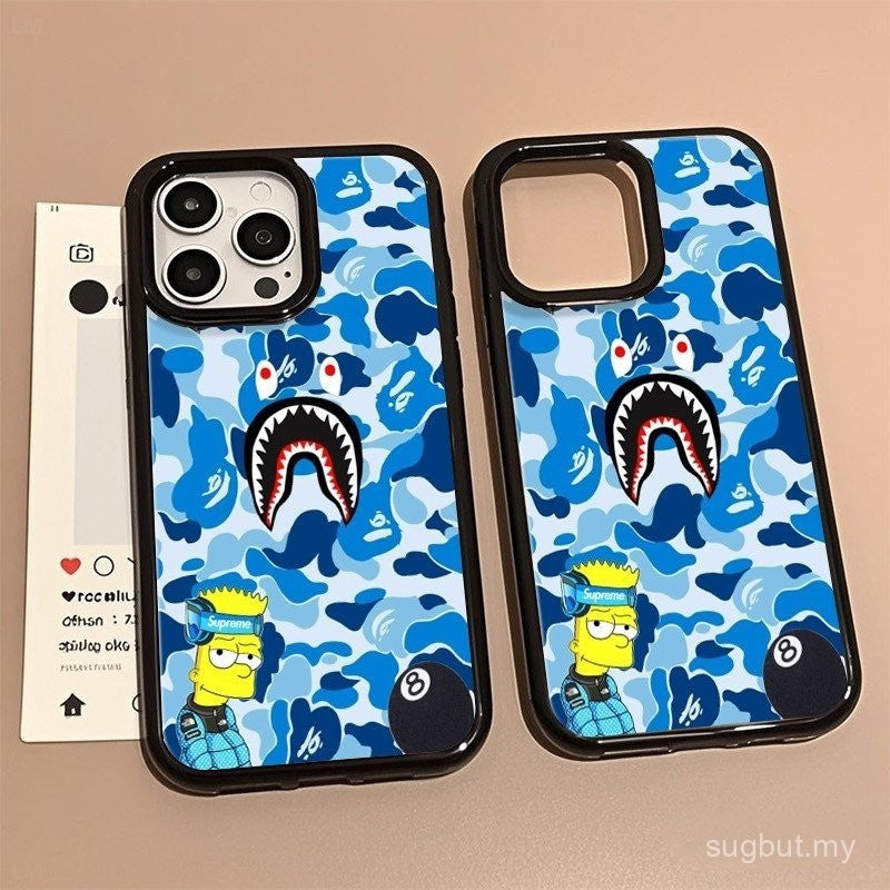 Screaming Shark Shockproof iPhone Case