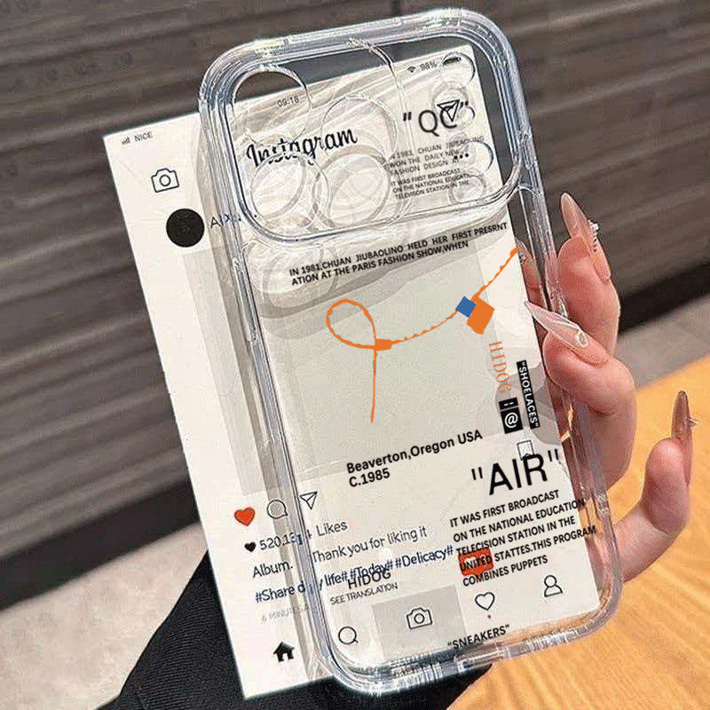 Urban Air Graphic Soft iPhone Case