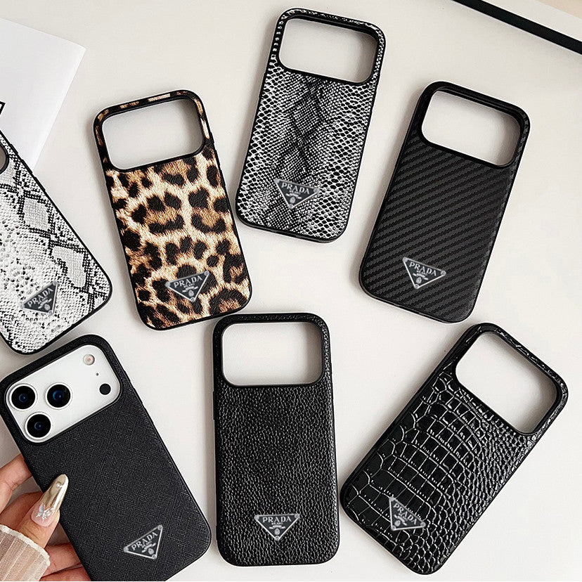 Mixed Texture Full Coverage Protective iPhone Case
