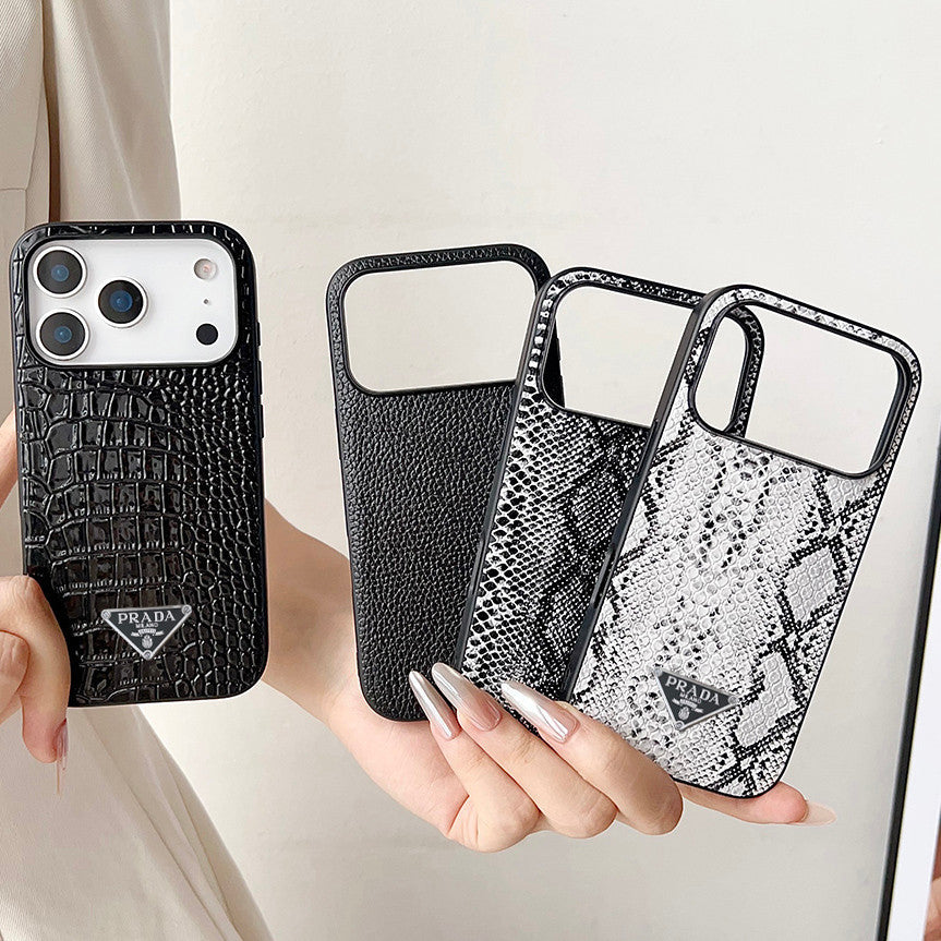 Mixed Texture Full Coverage Protective iPhone Case