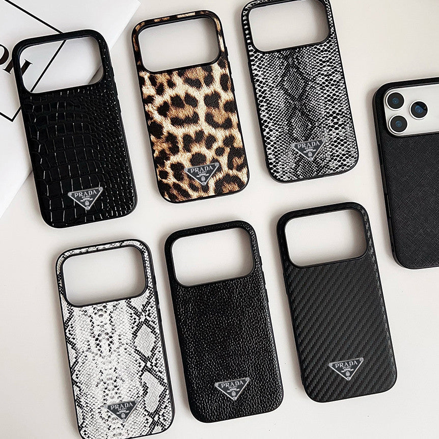 Mixed Texture Full Coverage Protective iPhone Case