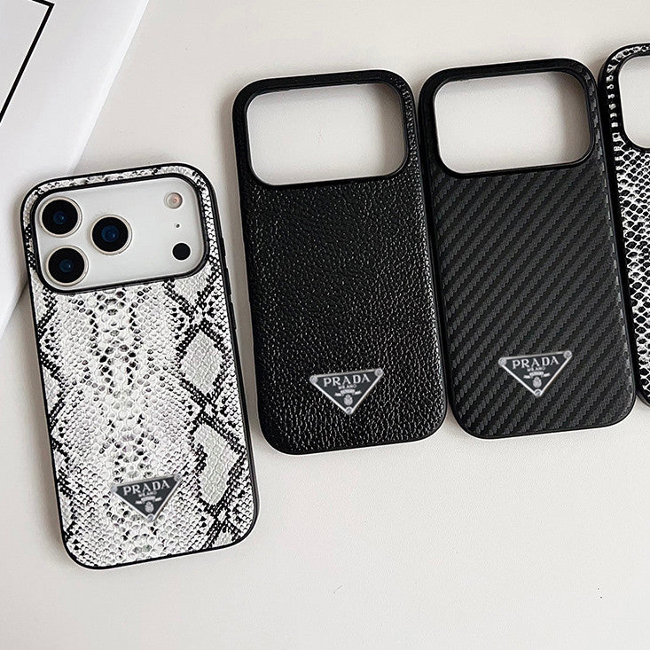 Mixed Texture Full Coverage Protective iPhone Case