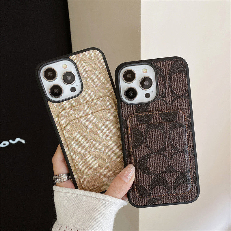 Classic Monogram Card Holder Protective iPhone Case
