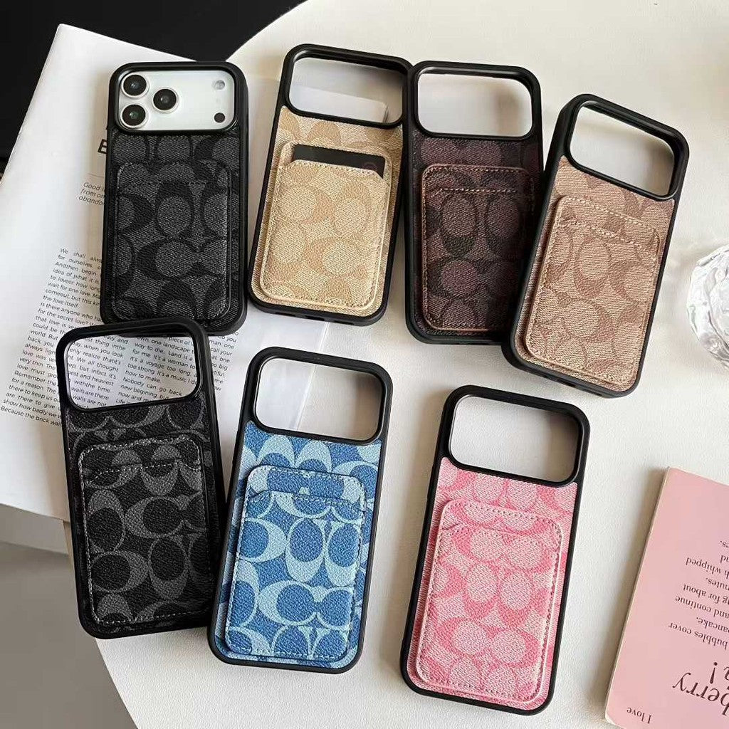 Signature Card Holder Protective iPhone Case