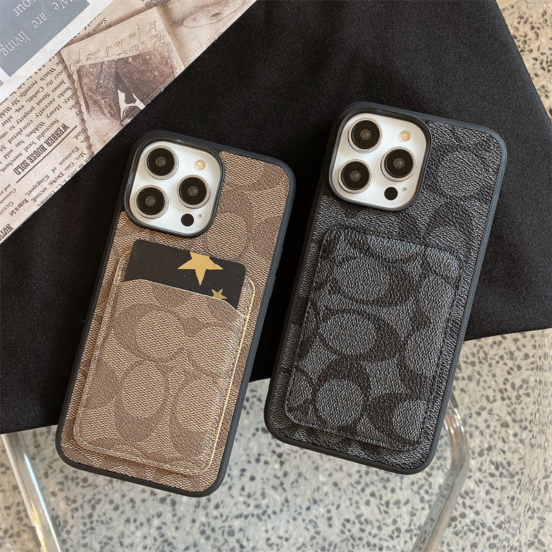 Classic Monogram Card Holder Protective iPhone Case