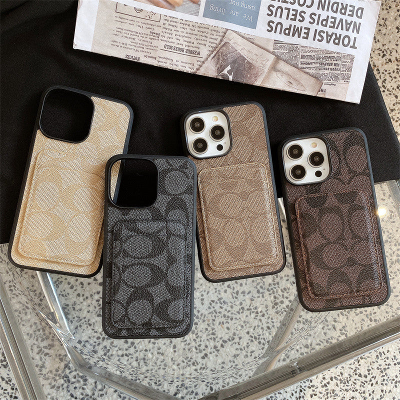 Classic Monogram Card Holder Protective iPhone Case