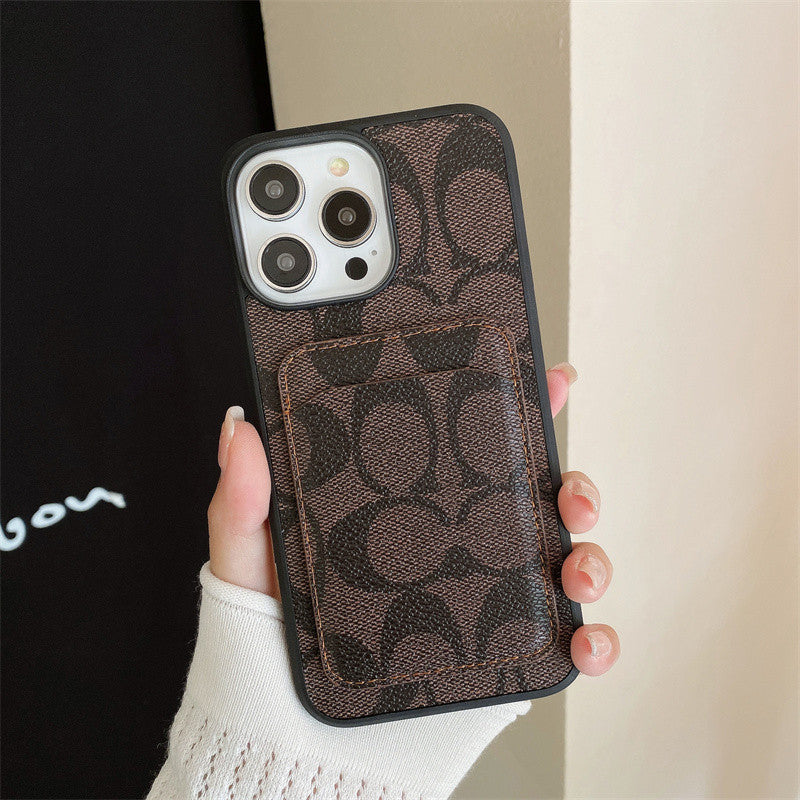 Classic Monogram Card Holder Protective iPhone Case