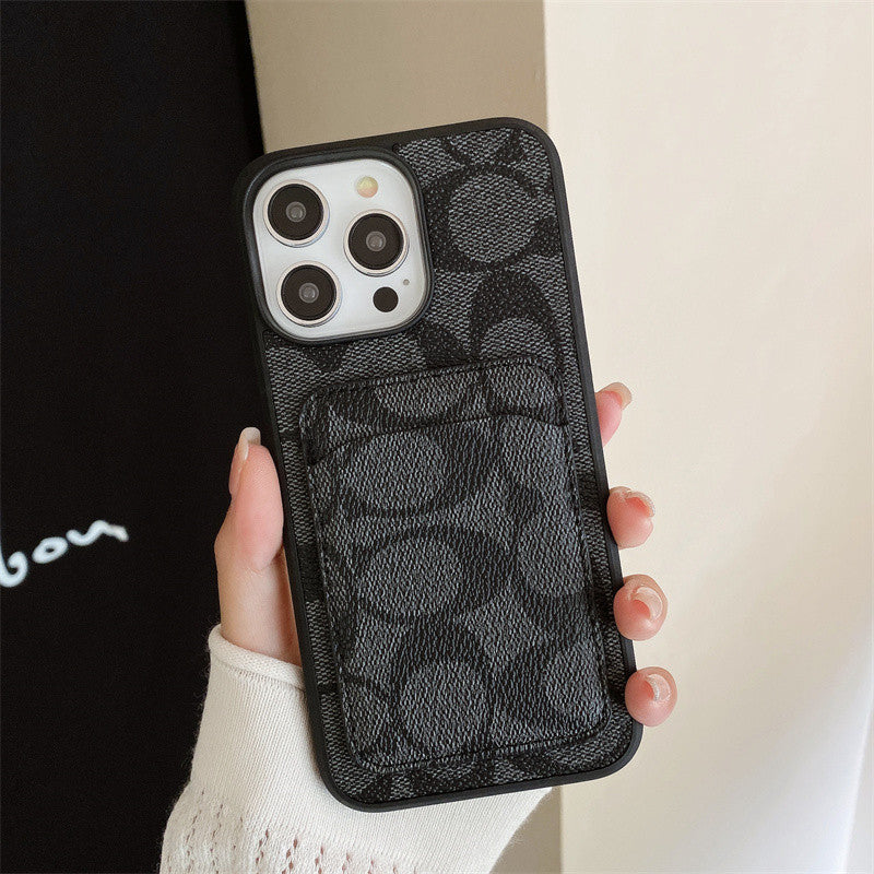 Classic Monogram Card Holder Protective iPhone Case