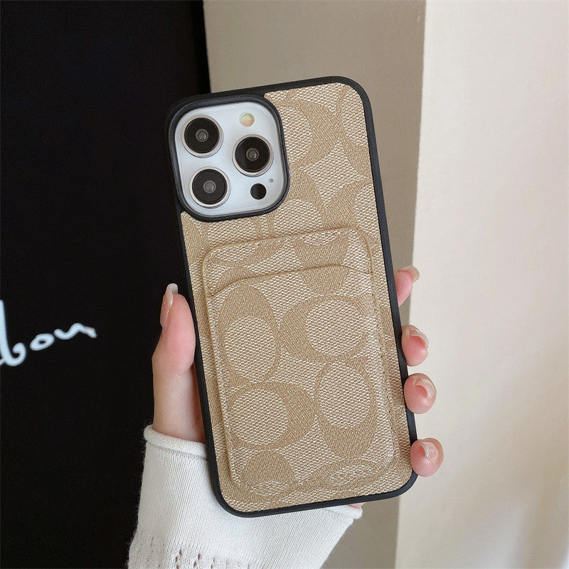 Classic Monogram Card Holder Protective iPhone Case
