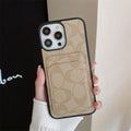 Classic Monogram Card Holder Protective iPhone Case
