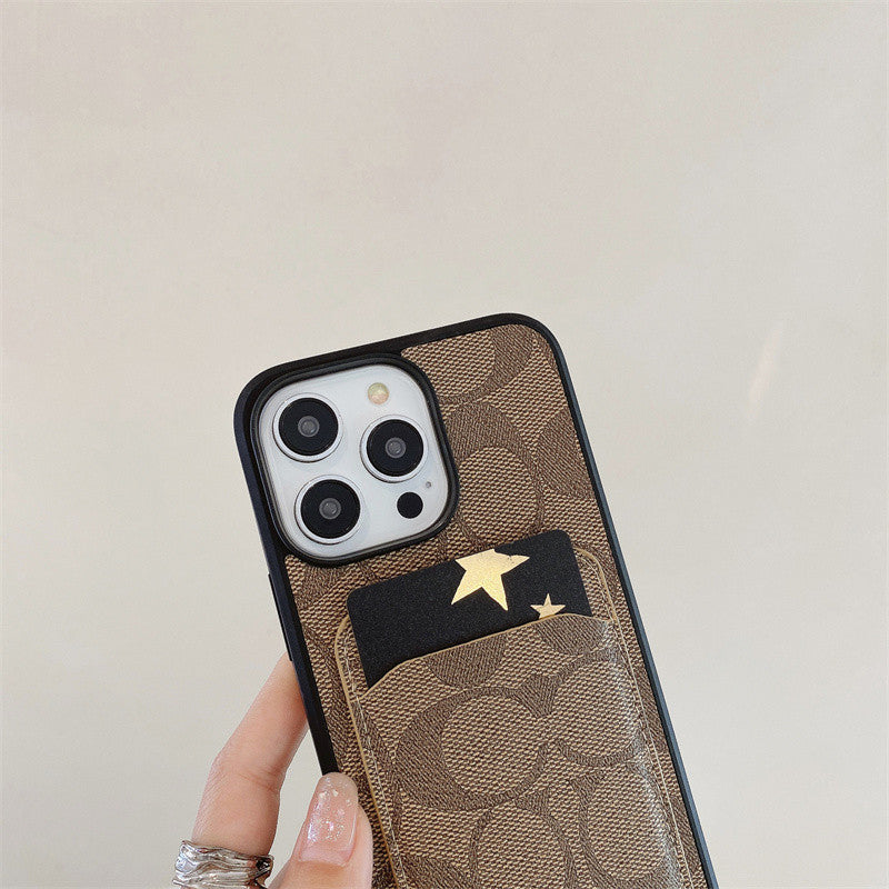 Classic Monogram Card Holder Protective iPhone Case