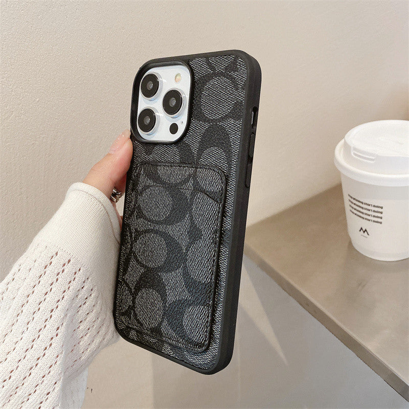 Classic Monogram Card Holder Protective iPhone Case