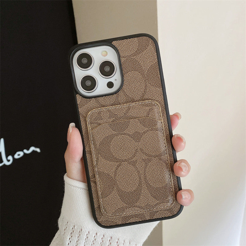 Classic Monogram Card Holder Protective iPhone Case